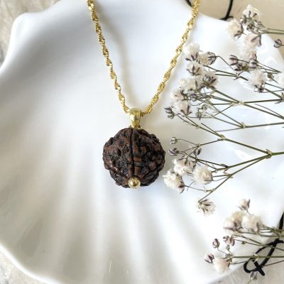 Gold Rudraksha Necklace