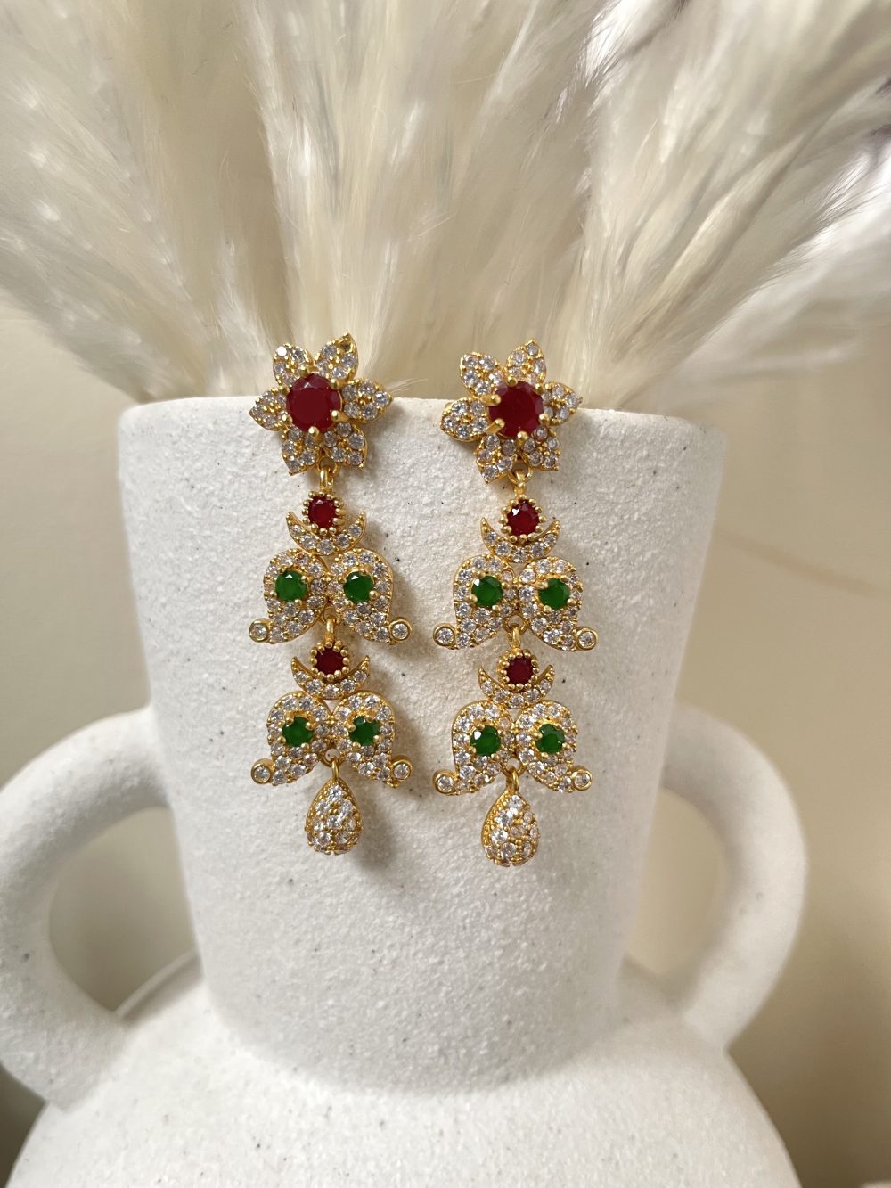 Gold plated zircon yarling