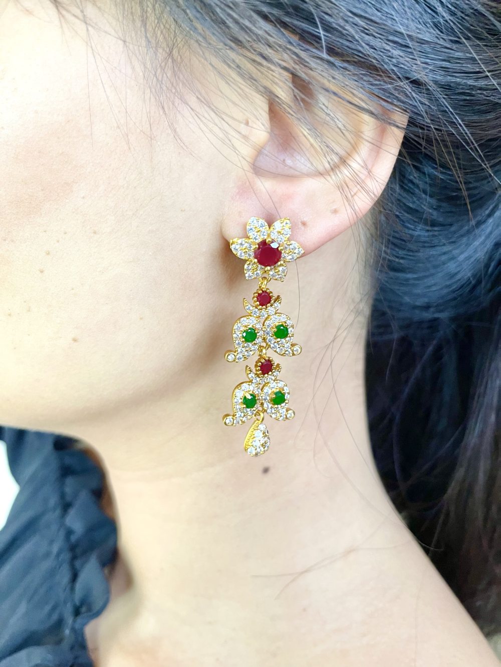 Gold plated zircon yarling - Image 2