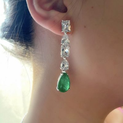 Long dangle earring
