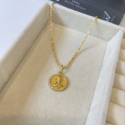 Ganesh gold plated necklace