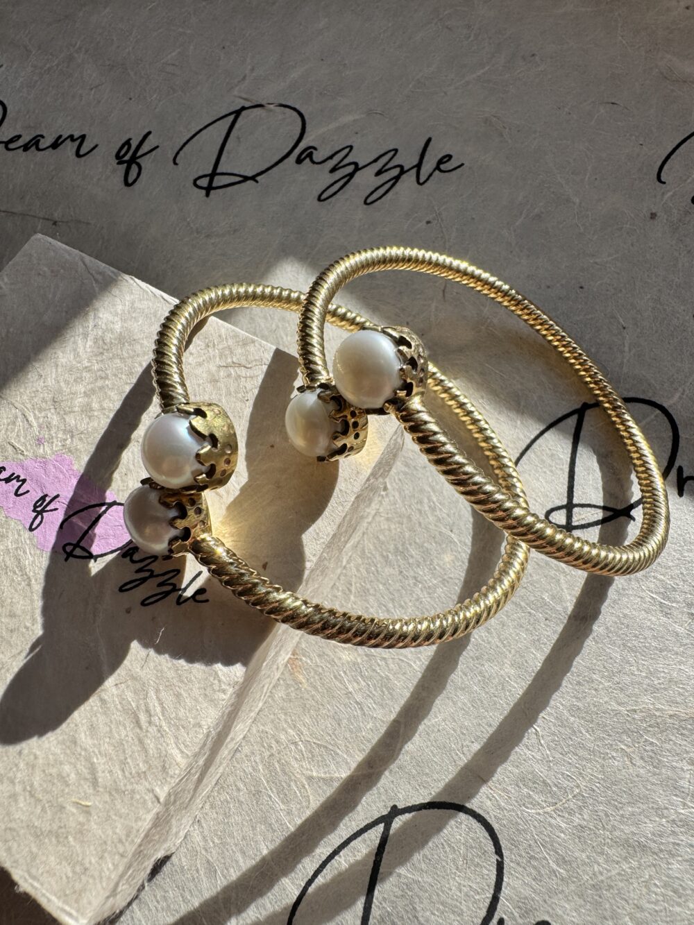 Our pearl panchdhatu bangle - Image 2