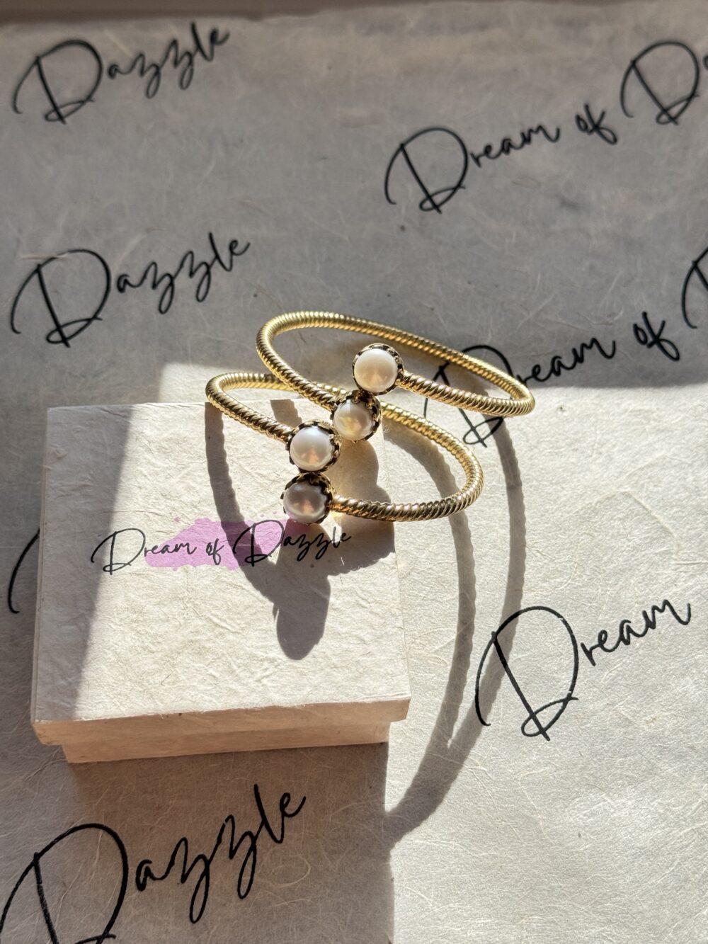Our pearl panchdhatu bangle